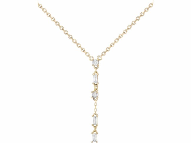 Loumya Silver | Collier | Plaqué Or | Oxyde de Zirconium |