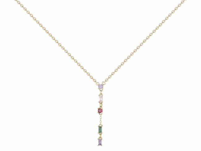 Loumya Silver | Collier | Plaqué Or | Oxyde de Zirconium | 76700542