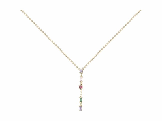 Loumya Silver | Collier | Plaqué Or | Oxyde de Zirconium | 76700542