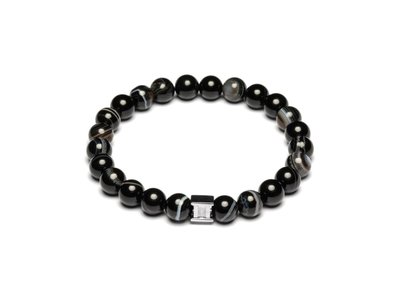 GEMINI | Bracelet | Gem Modern | Agate | 8mm | G9