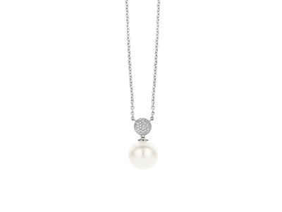 Ti Sento | Collier | Argent | Perle | Oxyde De Zirconium | 3854PW