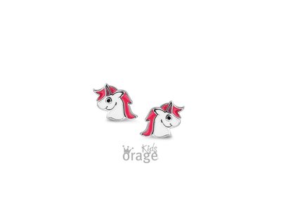 Orage Kids | Boucles d'Oreilles | Argent | Licorne | K2135
