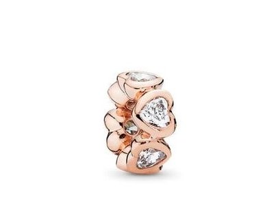 Pandora | Charm | Rosé |Coeur entretoise | 781252CZ