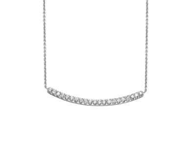 One More 18K | Collier | Or Blanc | Diamants | 052418/A