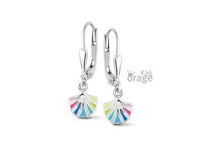 Orage Kids | Boucles d'Oreilles | Argent |Coquille |  K2161