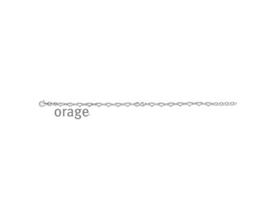 Orage | Bracelet | Argent | Coeurs | V1435