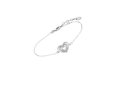 Lotus Silver | Bracelet | Argent | Coeur | LP3143-2/1