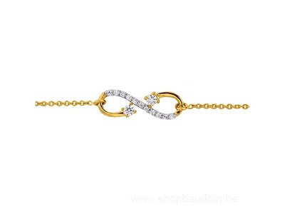Saunier Arg. | Bracelet | Plaqué or | infini | 7027161 01