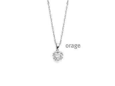 Orage | Collier | Argent | Oxyde de Zirconium | AS218