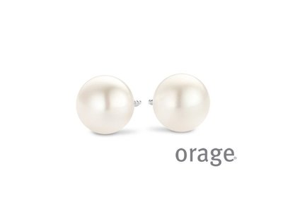 Orage | Boucles d'Oreilles | Perles d'Eau Douce  | 6mm  | AS074