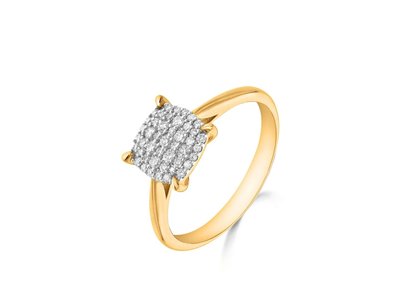 Loumya Gold "Or" | Bague | Or Jaune | Diamants | B063158/A