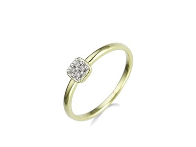 Loumya Gold "Or" | Bague | Or Jaune | Diamants 0.06ct | B064138/A