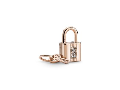 Pandora | Charm | Pendant Cadenas & Clé | Rosé | 780088C01