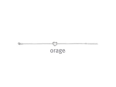 Orage | Bracelet | Argent | Oxyde de Zirconium | Coeurs | AT240