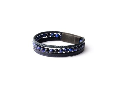 GEMINI | Bracelet | Olympus | Triple Blue | 6 mm | TR3