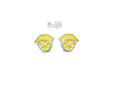 Orage Kids | Boucles D'Oreilles | Argent | Citron | K2213