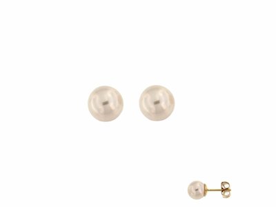 Loumya Gold "Or" | Boucles d'Oreilles | Or Jaune | Perles |B930365/P