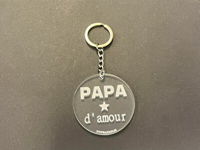 Tendance Perso | Porte-Clés | Papa D'Amour