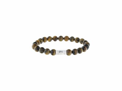 AZE Jewels | Bracelet | Teton |Oeil de Tigre | 8mm | AZ-BS009-A