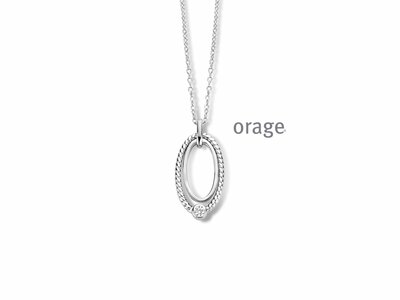 Orage | Collier | Argent | Oxyde de Zirconium | AT011