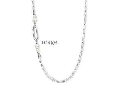 Orage | Collier | Argent | Perles | AT031