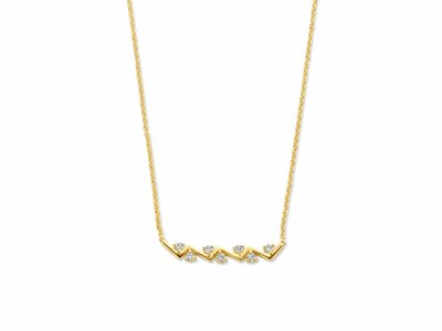 Loumya Gold "Or" | Collier | Or Jaune | Diamants 0.12ct | 065709/A