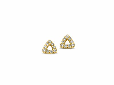 Loumya Gold "Or" | Boucles d'Oreilles | Or Jaune | Diamants 0.050ct | 065042/A