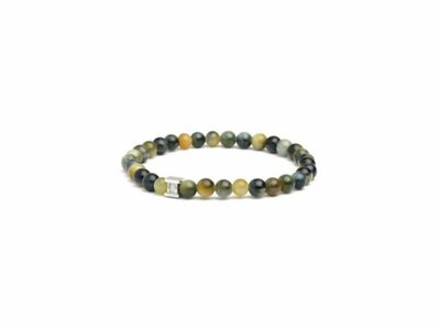 GEMINI | Bracelet | Lucky Tiger | Oeil de Tigre | 6mm | GSIX5