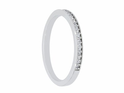 Loumya Gold "Or" | Bague | Or Blanc | Diamants 0.10ct | 244945