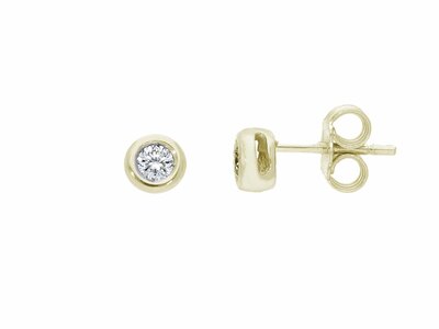 Loumya Gold "Or" | Boucles d'Oreilles | Or Jaune | Diamants 0.140ct | 204854