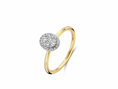 Loumya Gold "Or" | Bague | Or Jaune | Bicolore | Diamants 0.260ct | 065700/A