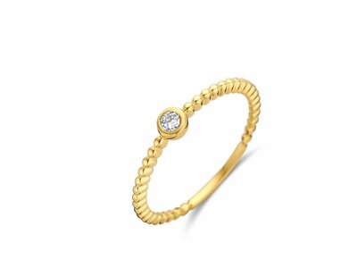 Loumya Gold "Or" | Bague | Or Jaune | Diamant 0.070ct | 91NI27/A