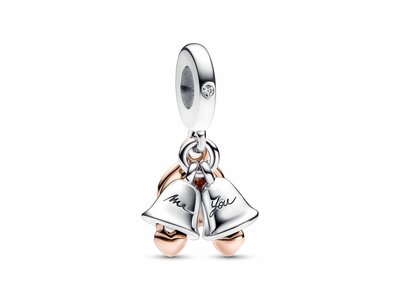 Pandora | Charm | Double Cloches de Mariage Bicolore | 782592C01