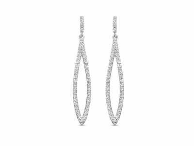 Naiomy Silver | Boucles d'Oreilles | Argent | Oxyde de Zirconium | N3F53