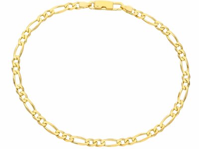Loumya Gold "Or" | Bracelet | Or Jaune | Maille Figaro 1+2 | MFC100GG21