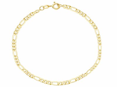 Loumya Gold "Or" | Bracelet | Or Jaune | Maille Figaro 1+3 | VFS100GG21
