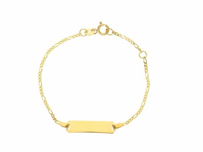 Loumya Gold "Or" | Bracelet | Identité Bébé | Or Jaune | Personnalisable | 181259