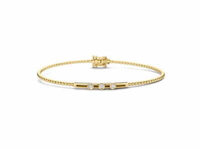 Loumya Gold "Or" | Bracelet | Jonc | Or Jaune | Diamants 0.090ct | 067335