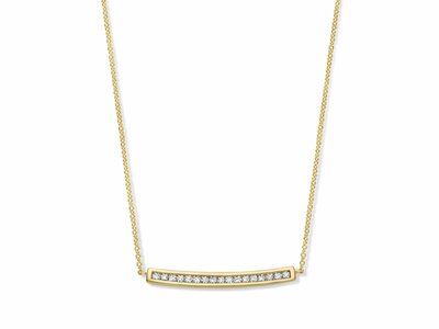 Loumya Gold "Or" | Collier | Or Jaune | 17 Diamants 0.18ct | 067303/A