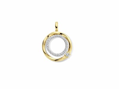 Loumya Gold "Or" | Pendentif | Or Jaune | Bicolore | Diamants | 0.12ct | 0.05ct | 067191/A