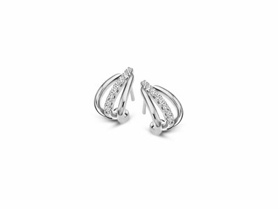 Naiomy Silver | Boucles d'Oreilles | Argent | Oxyde de Zirconium | N3S62