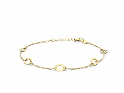 Loumya Gold "Or" | Bracelet | Or Jaune | Octagone | AA0001B