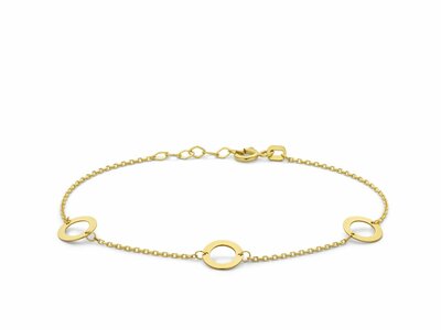 Loumya Gold "Or" | Bracelet | Or Jaune | 3 Ronds | AA0004B