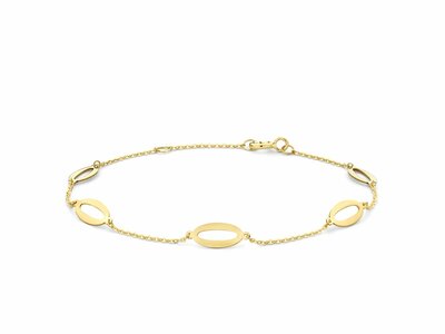Loumya Gold "Or" | Bracelet | Or Jaune | Ovale | AA0006B