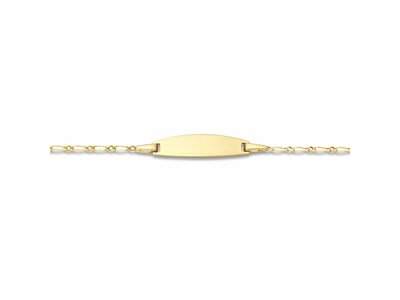 Loumya Gold "Or" | Bracelet | Identité Bébé | Or Jaune | 12+3cm | Personnalisable | ID0182GE