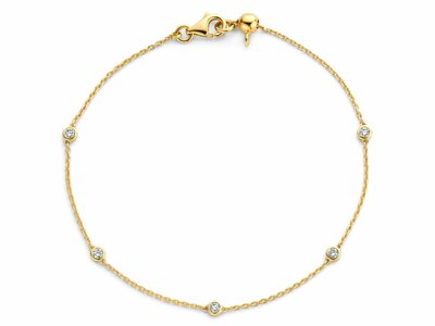 Loumya Gold "Or" | Bracelet | Or Jaune | Diamants 0.170ct | 065081/A