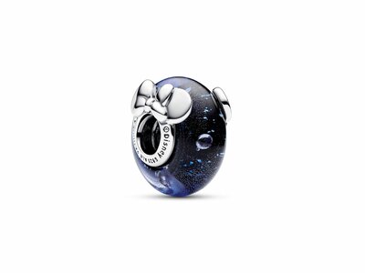 Pandora | Charm | Disney | Verre de Murano Bleu | Mickey & Minnie | 792958C01