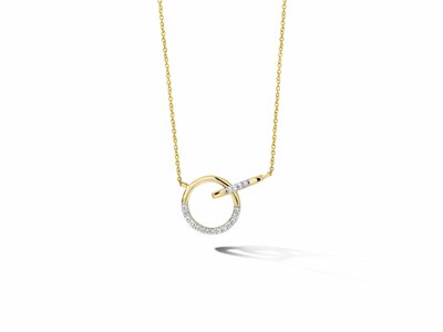 Loumya Gold "Or" | Collier | Or Jaune | Diamants 0.05ct | PD37665