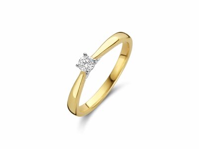 Loumya Gold "Or" | Bague | Or Jaune | Diamants 0.14ct - 0.04ct | RG88111