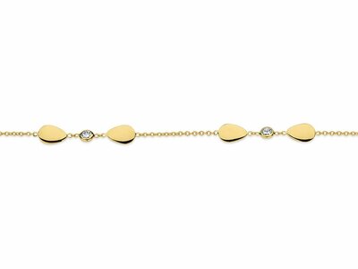 Loumya Gold "Or" | Bracelet | Or Jaune | Oxyde de Zirconium | AR1595GZ